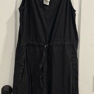 North Face Black Sleeveless Jumpsuit